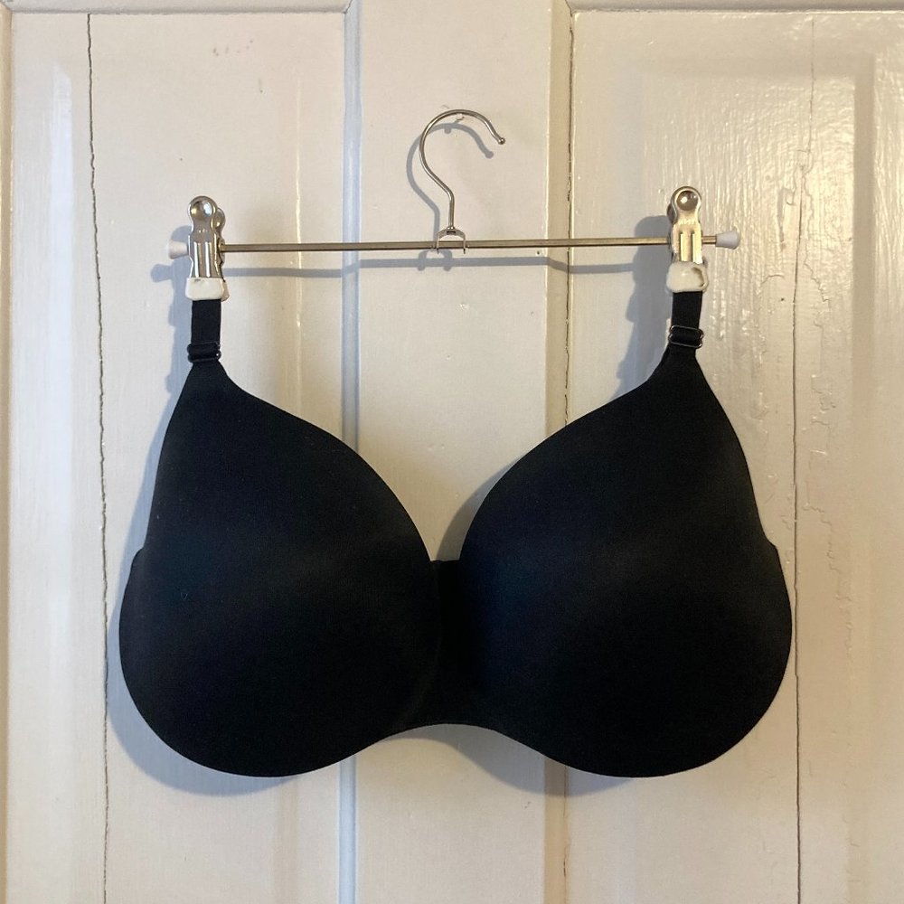 Auden Essential Comfort Embedded Wire Demi Bra 36DDD Black